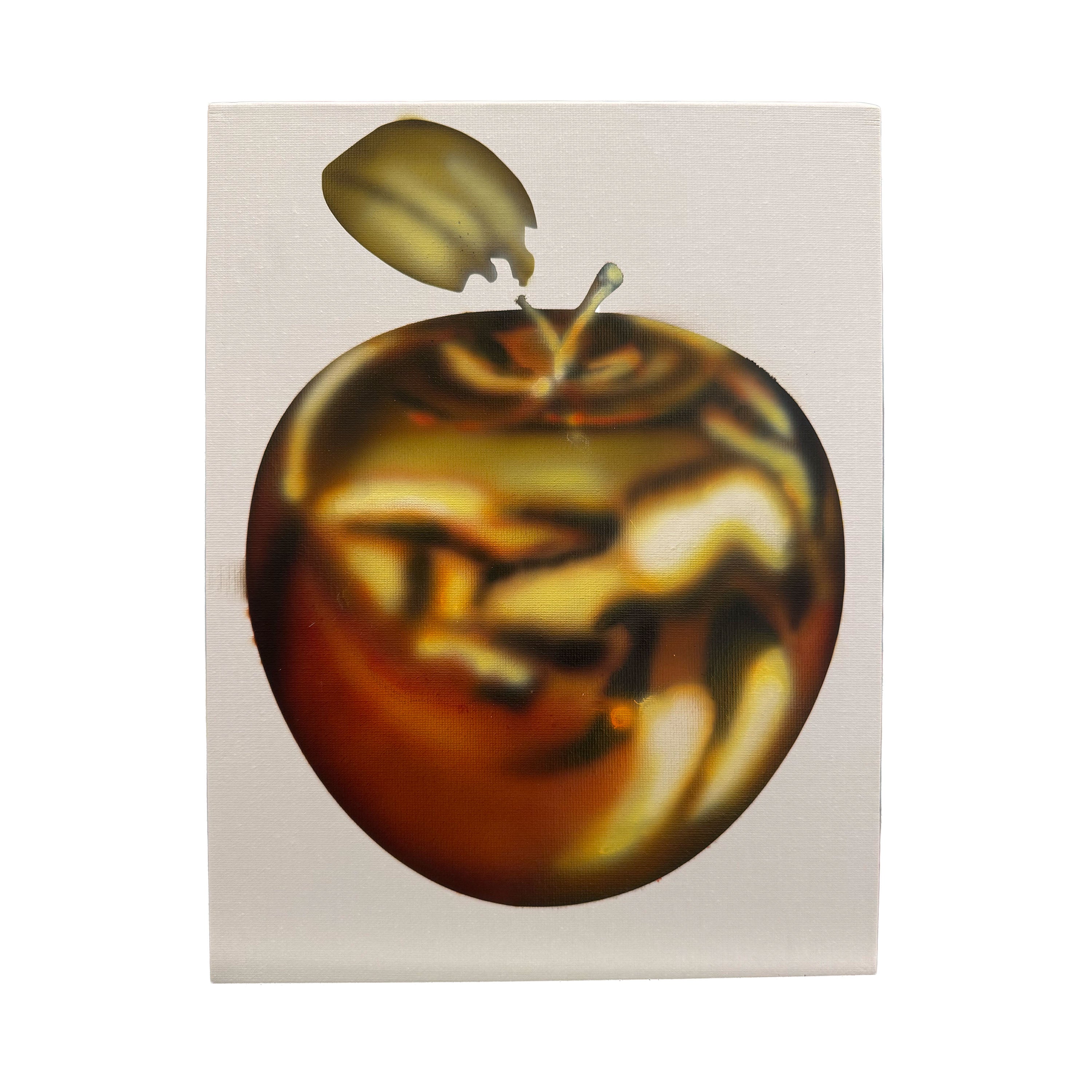 Golden Apple – Original Airbrushed Painting