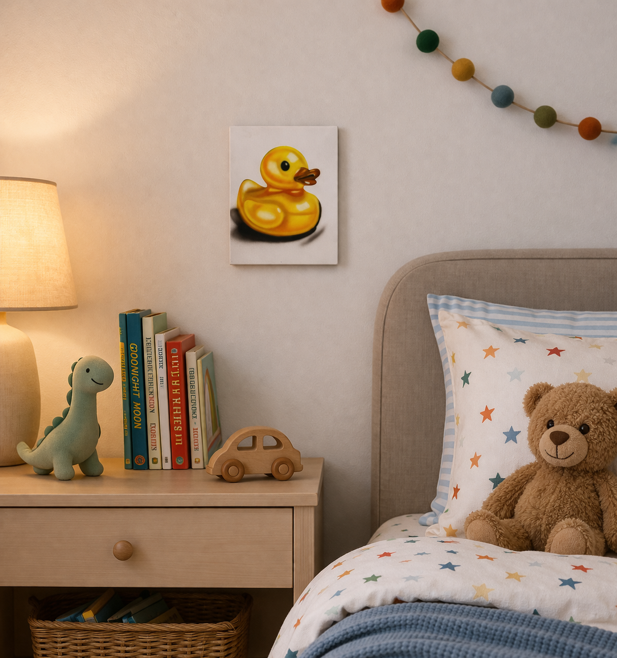 Rubber Duck – Original Airbrushed Painting