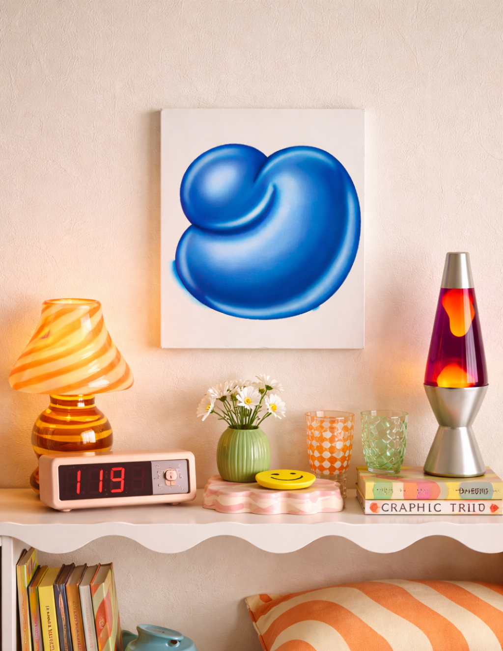 Y-Blue – Original Airbrushed Painting