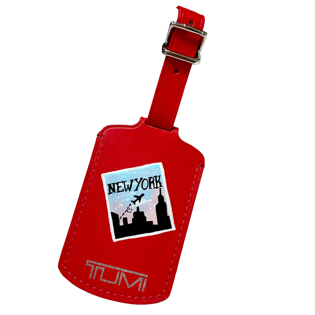Custom Luggage Tag - Travel Stamp Edition