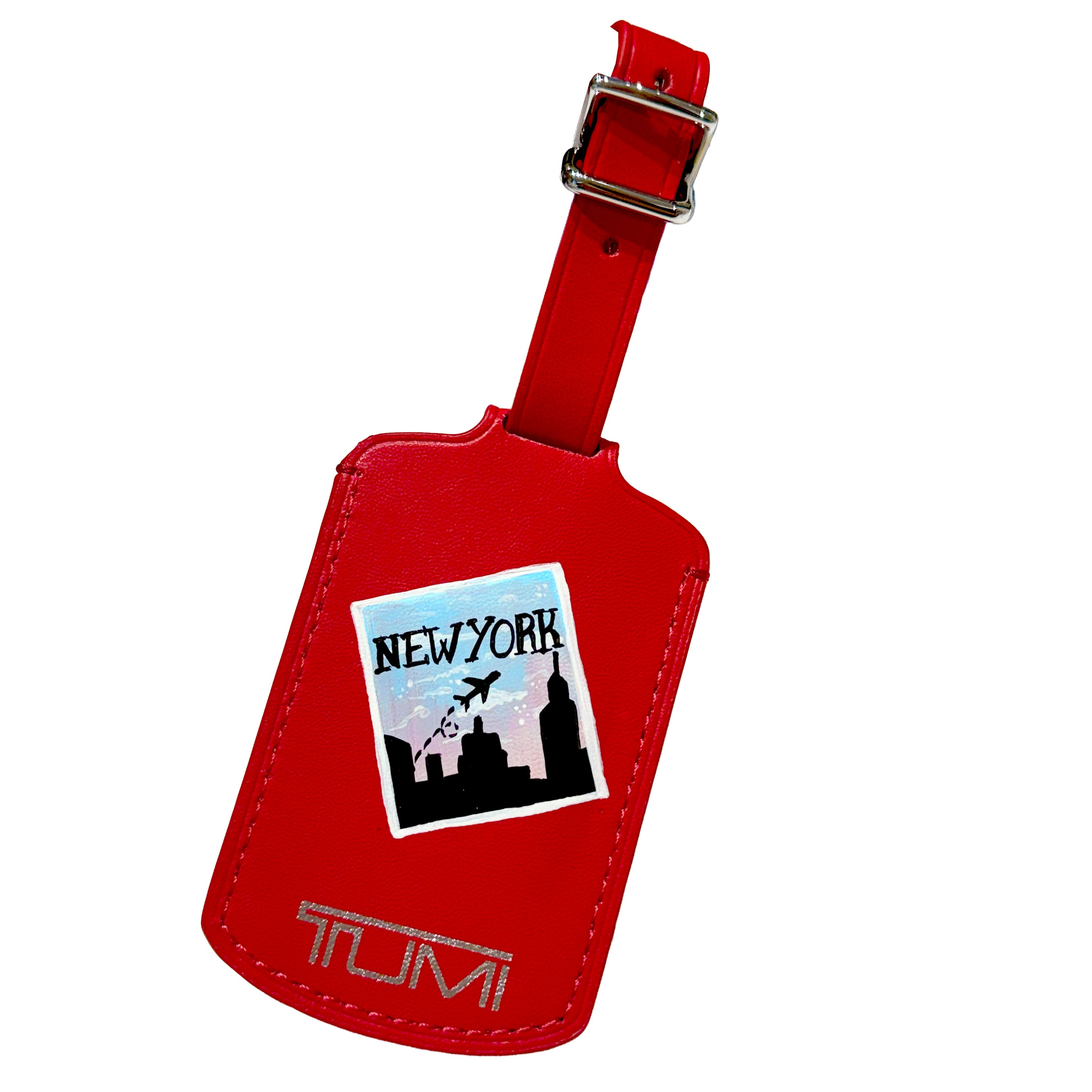 Custom Luggage Tag - Travel Stamp Edition