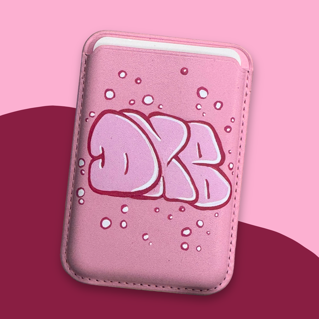 Magnetic Card Holder - DXB bubble graffiti