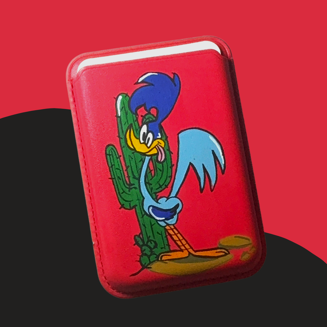 Magnetic Card Holder - Road Runner