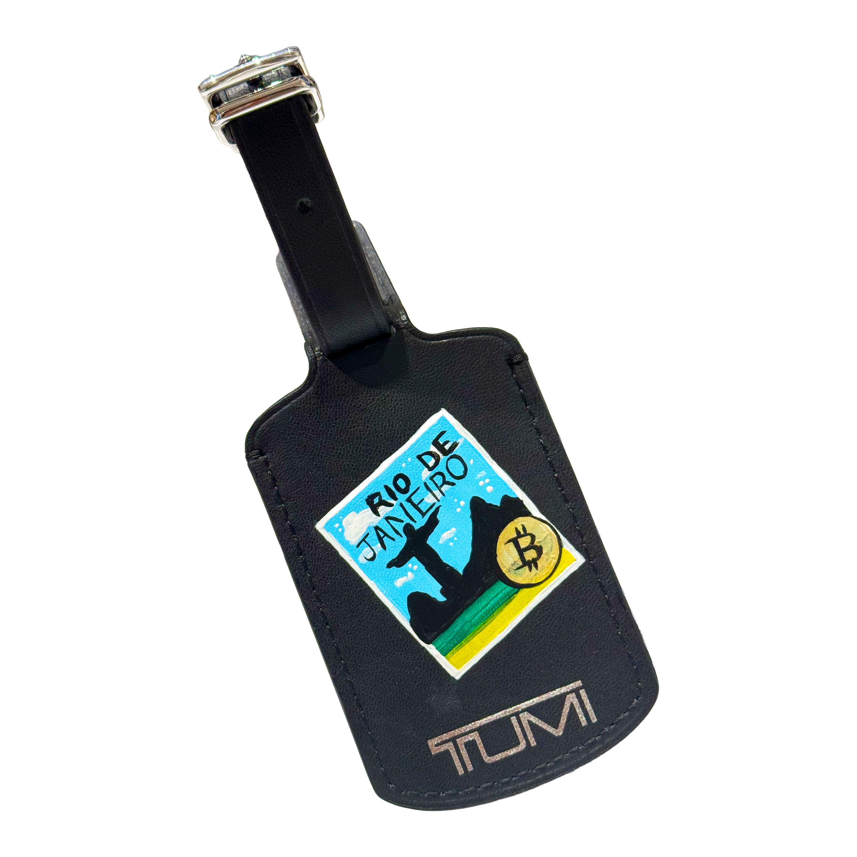 Custom Luggage Tag - Travel Stamp Edition