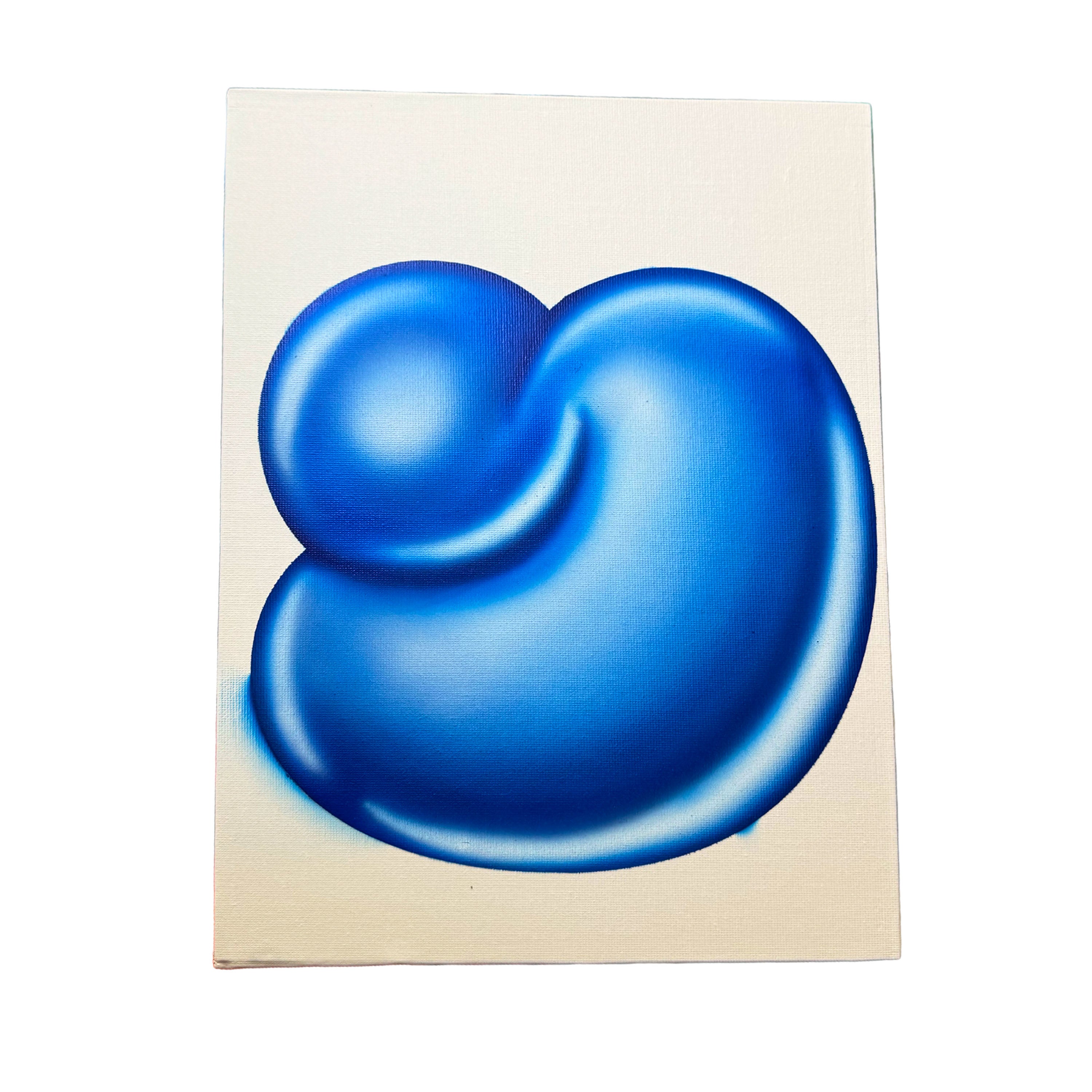 Y-Blue – Original Airbrushed Painting