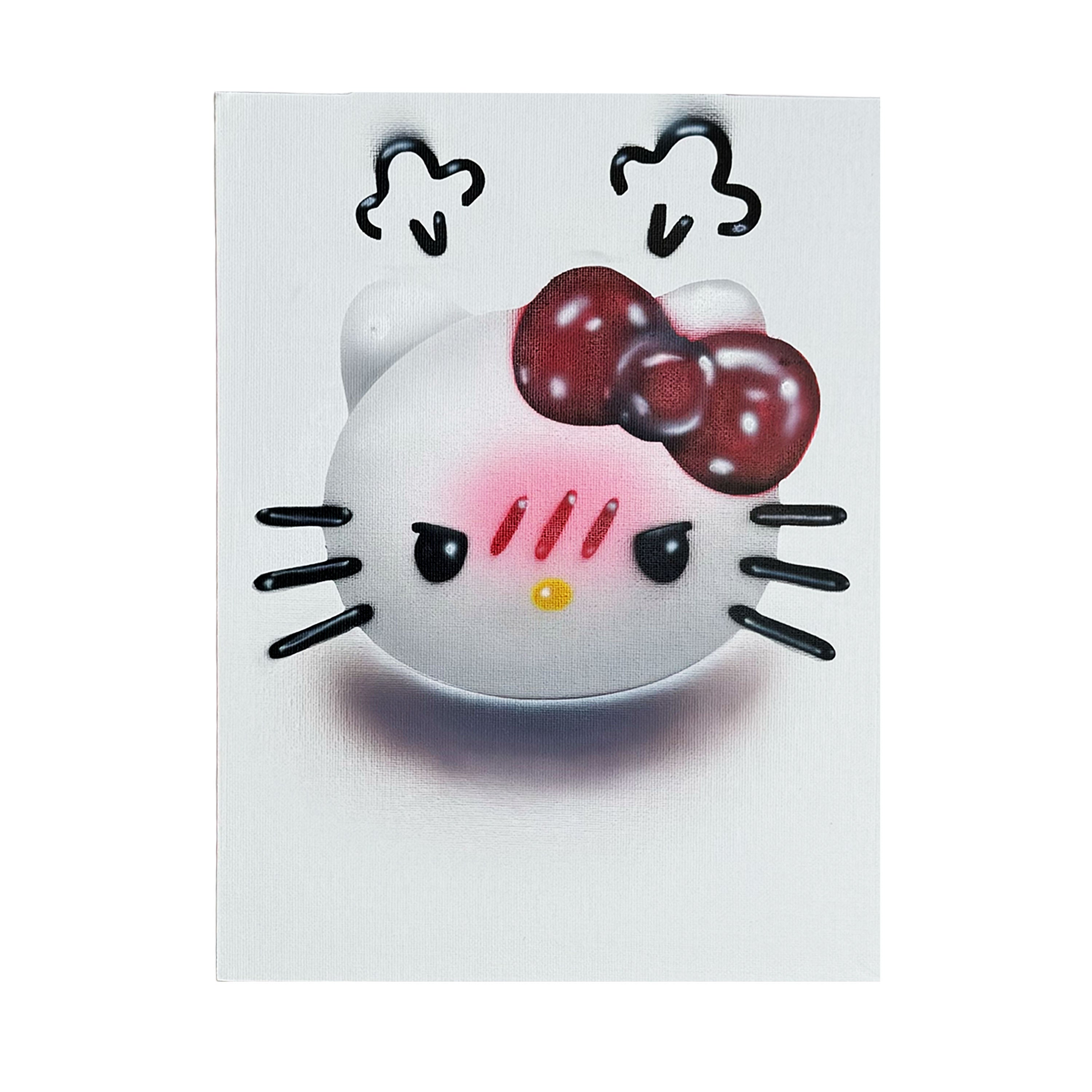Hello Kitty – Original Airbrushed Painting