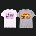 Custom Name - Airbrushed T-shirt